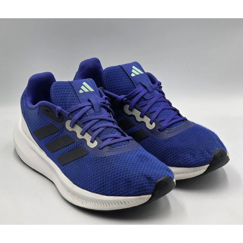 Adidas Cloudfoam Blue Running Shoes Mens Size 10.5 Athletic Walking‎ Sneakers